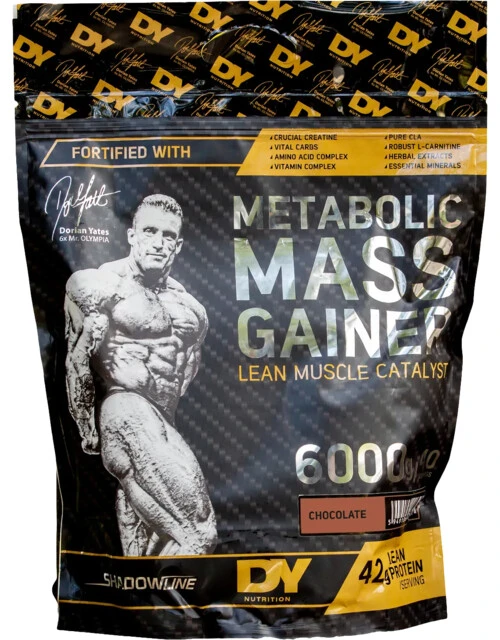 DY Nutrition Metabolic Mass Gainer - Lean Muscle Catalyst - Chocolate - 6000g