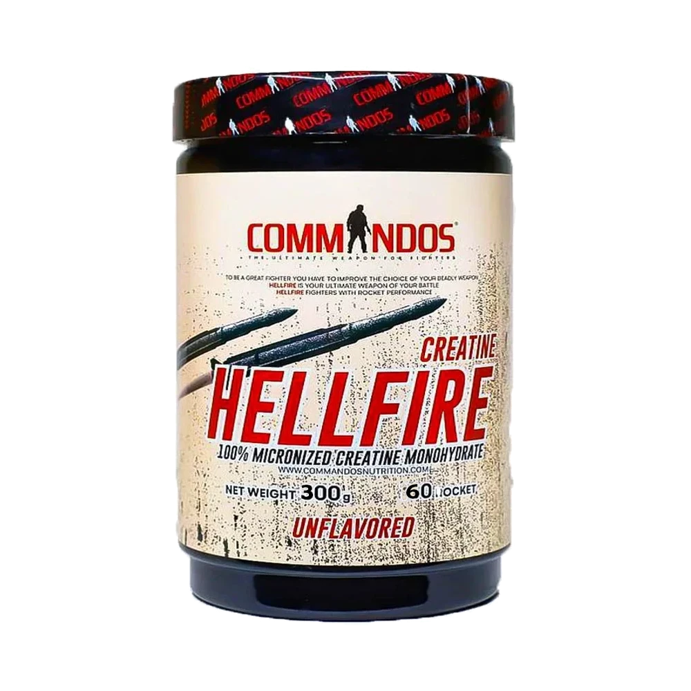 Commandos - Hellfire Creatine - 100% Micronized Creatine Monohydrate
