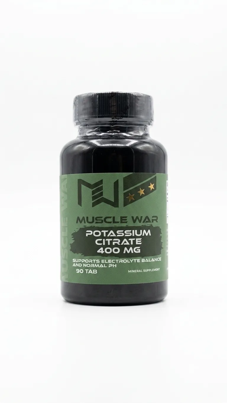 Muscle War - Potassium Citrate 400 MG - 90 Tablets