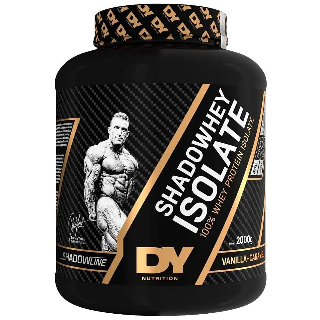 DY Nutrition - Shadowhey Isolate - 100% Whey Protein Isolate - Vanilla-Caramel Flavor - 2000g