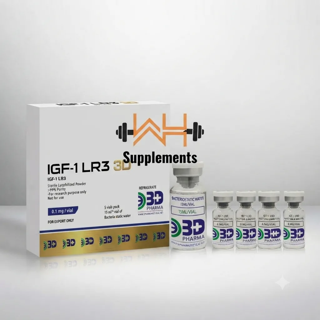 3D Pharma - IGF-1 LR3 - Sterile Lyophilized Peptide - 0.1 mg/vial