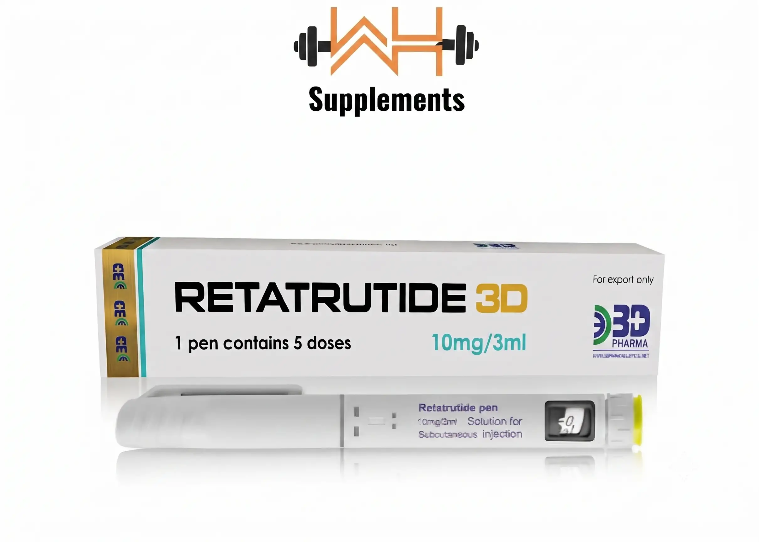 3D Pharma - RETATRUTIDE 3D - Solution for Subcutaneous Injection - 10mg/3ml Pen