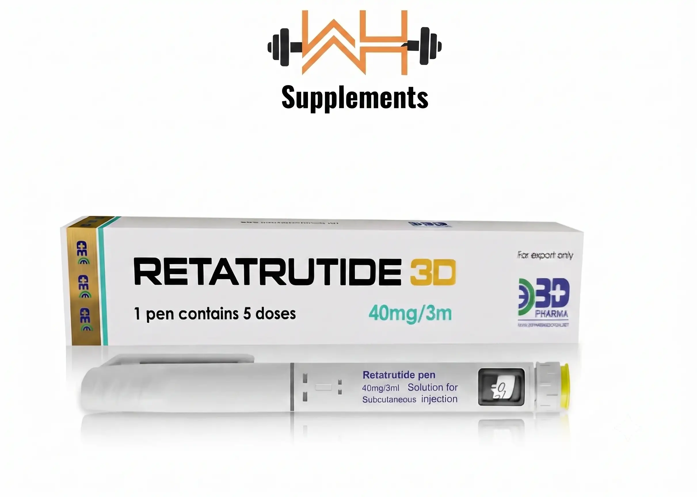 3D Pharma - RETATRUTIDE 3D - Solution for Subcutaneous Injection - 40mg/3ml Pen