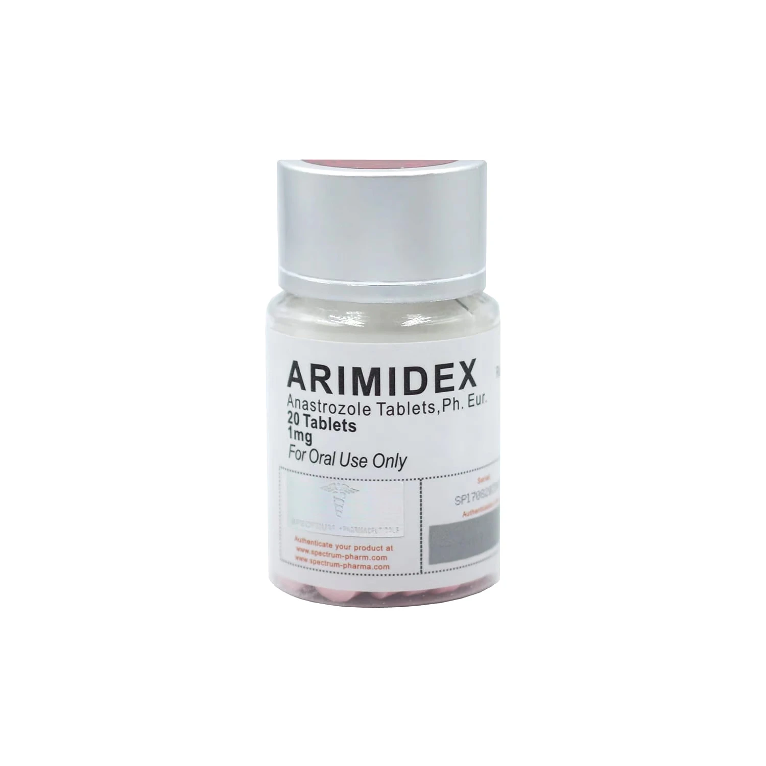 Spectrum Pharma - Arimidex (Anastrozole) - 1mg - 20 Tablets