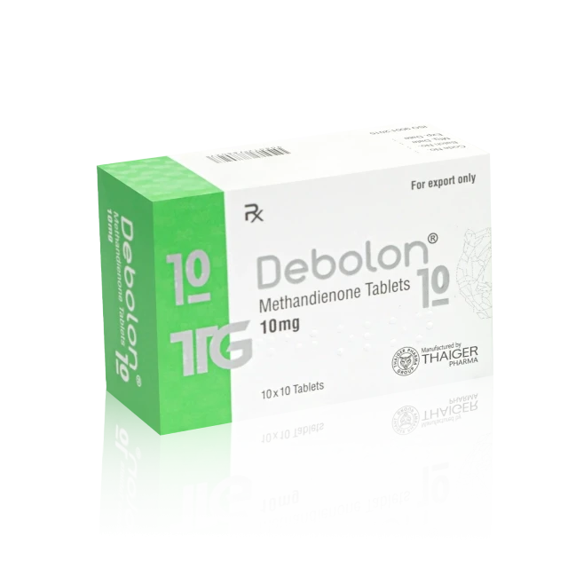 Thaiger Pharma - Debolon 10 (Methandienone) - 10mg - 100 Tablets (10x10)