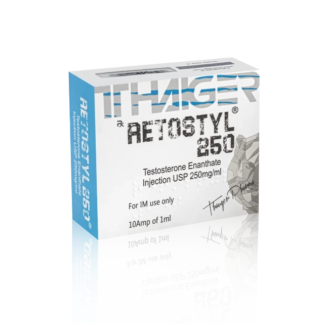 Thaiger Pharma - Retostyl 250 (Testosterone Enanthate Injection USP) - 250mg/ml - 10 Ampoules x 1ml