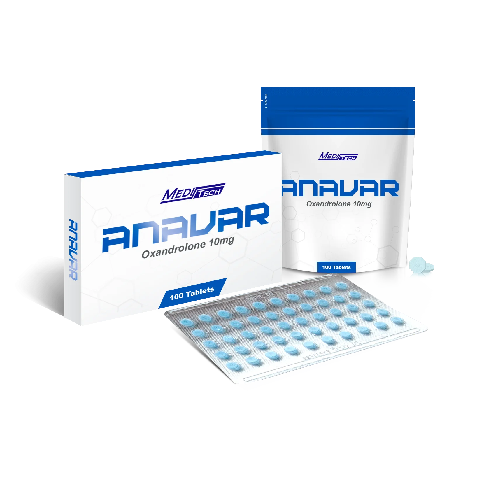 Meditech - Anavar (Oxandrolone) - 10mg - 100 Tablets