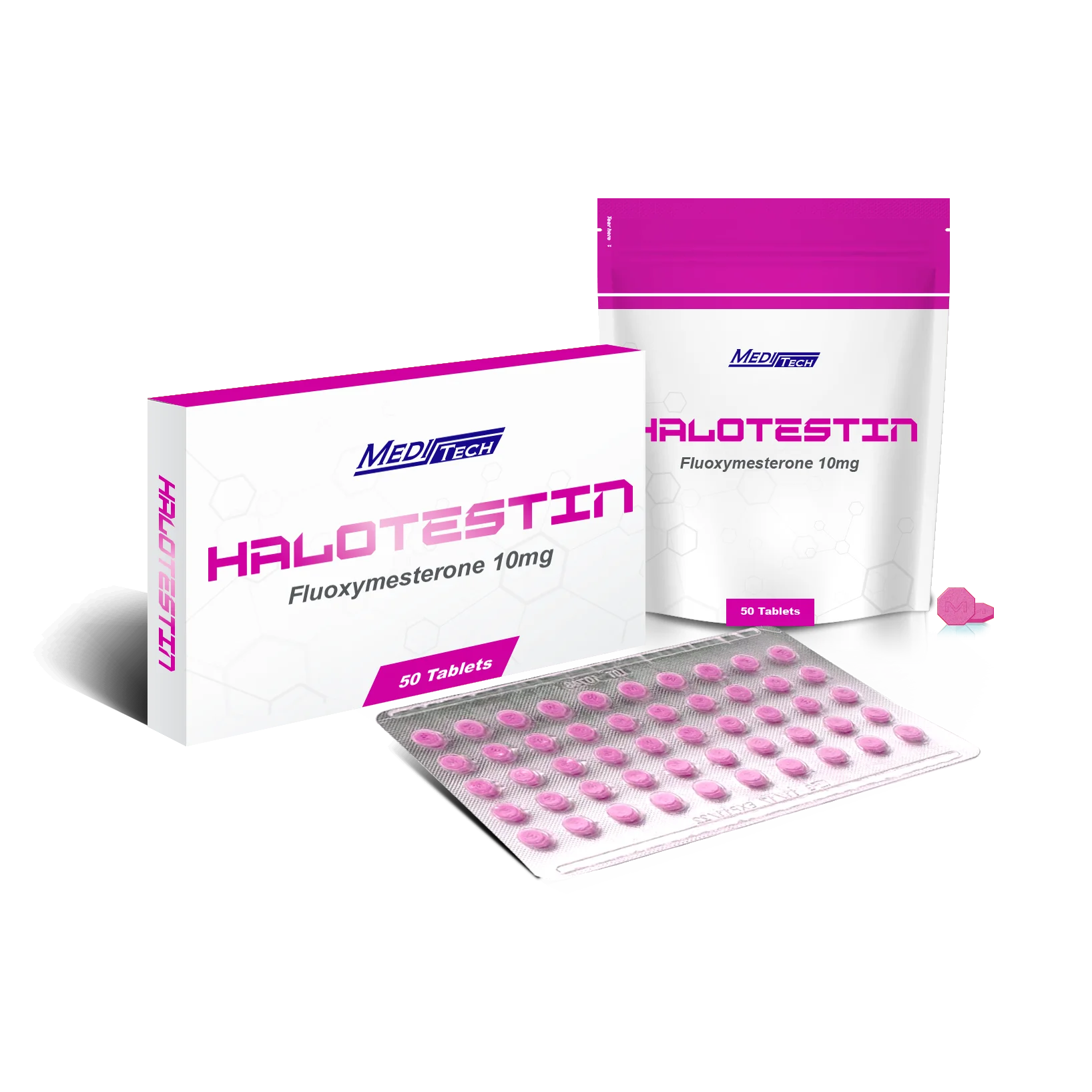 Meditech - Halotestin (Fluoxymesterone) - 10mg - 50 Tablets