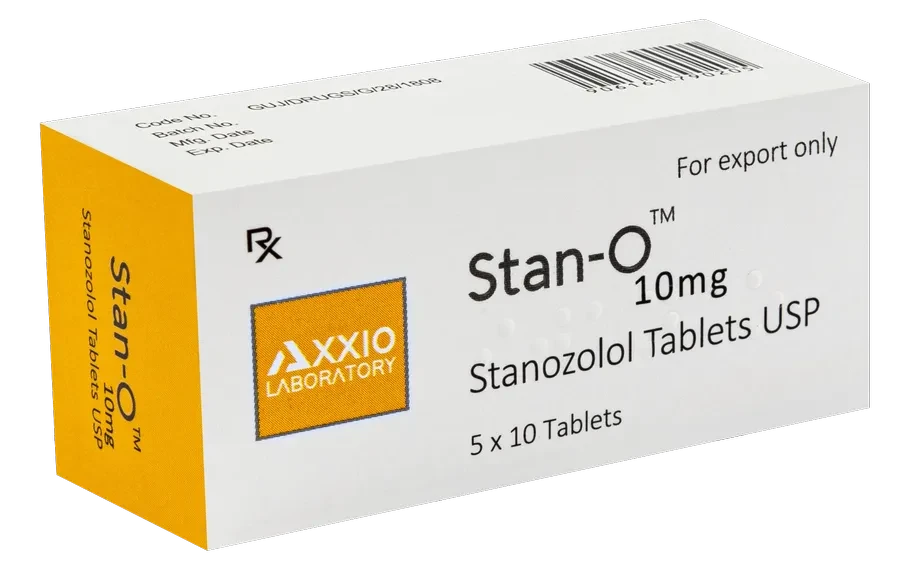 Axxio Laboratory - Stan-O (Stanozolol) - 10mg - 50 Tablets (5 x 10 Tablets)