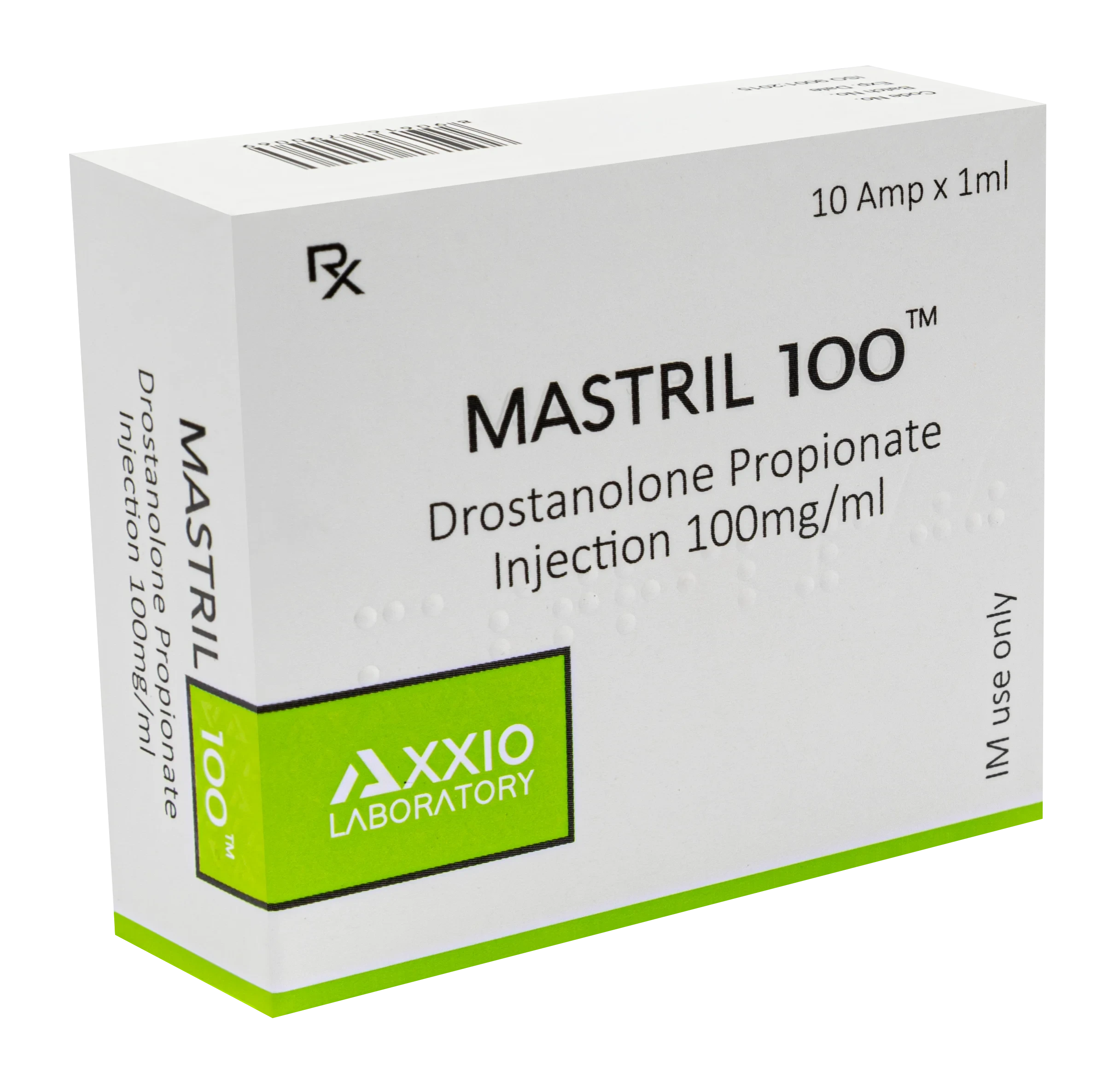 Axxio Laboratory - MASTRIL 100 (Drostanolone Propionate) - 100mg/ml - 10 Ampoules x 1ml